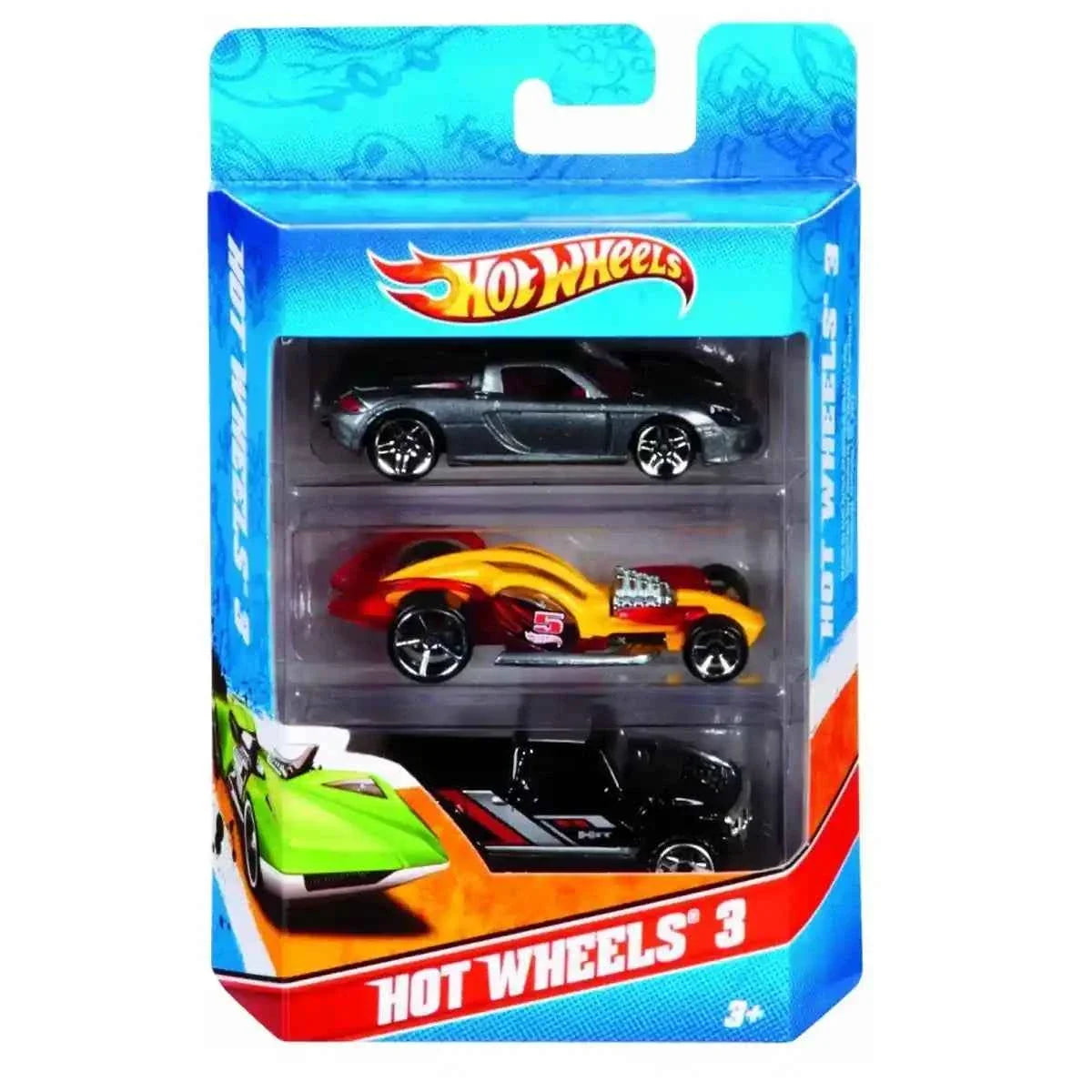 Hot Wheels BASIC 3 CAR PACK ASSRT - Kiddy Zone