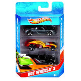 Hot Wheels BASIC 3 CAR PACK ASSRT - Kiddy Zone