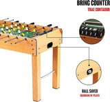 Wooden Deluxe Football Table Game (Color) 121x61x79