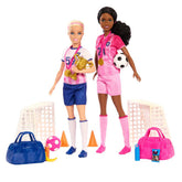 BARBIE SOCCER (WITH DOLLS) PLAYSET ASST (2)
