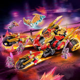LEGO NINJAGO Kai’s Golden Dragon Raider 71773 Building Kit (624 Pieces)