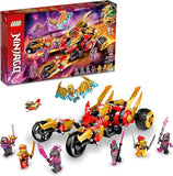 LEGO NINJAGO Kai’s Golden Dragon Raider 71773 Building Kit (624 Pieces)
