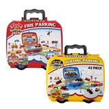 FIRE THEMED PARKING LOT HAND BAG WITH LIGHT & SOUND 3YRS+