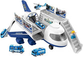 P.JOY V.VROOM AIRPLANE W/5 CAR+1 POLICE