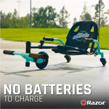 RAZOR CRAZY CART SHUFFLE BLK/TEAL 4+