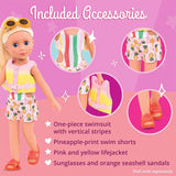 Glitter Girl 14" Doll Deluxe Boating Outfit - Accessories only