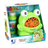 ELECTRIC HAND OPERATED FUN FROG BUBBLE MACHINE 3YRS+