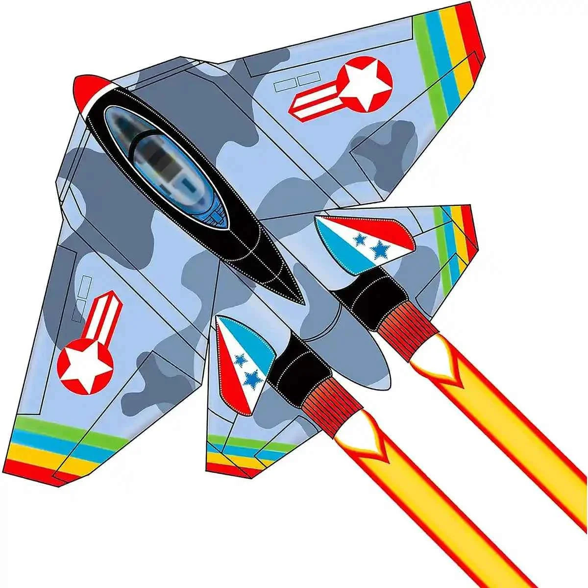 FIGHTER KITE 5YRS+ - Kiddy Zone