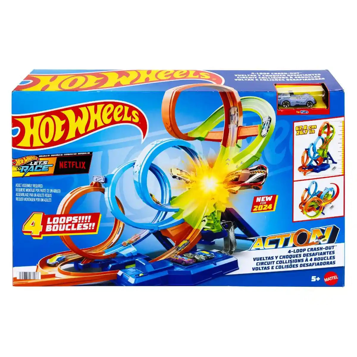 Hot Wheels Action Endless Loop Boosted Set - Kiddy Zone