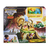 Monster Jam Mini Jams Crash 'N Crumble Jungle Playset