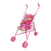 BABY AMOURA VALUE DOLL STROLLER B/O 14