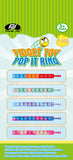 P.JOY FIDGET TOY POP IT RING 5PCS