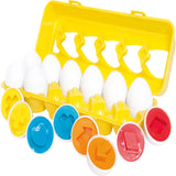 P.JOY SENSORY TOY EGG SET 12PCS