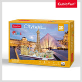 3D PUZZLE CITYLINE PARIS 114PCS