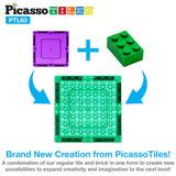 PICASSO MAGNETIC BRICKS+TILES 63PCS