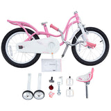 (NEW) LITTLE SWAN 12INCH WITH REAR CARRIER (PINK)
