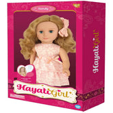HAYATI GIRL DOLL SANDY SHINNY DRESS 18IN