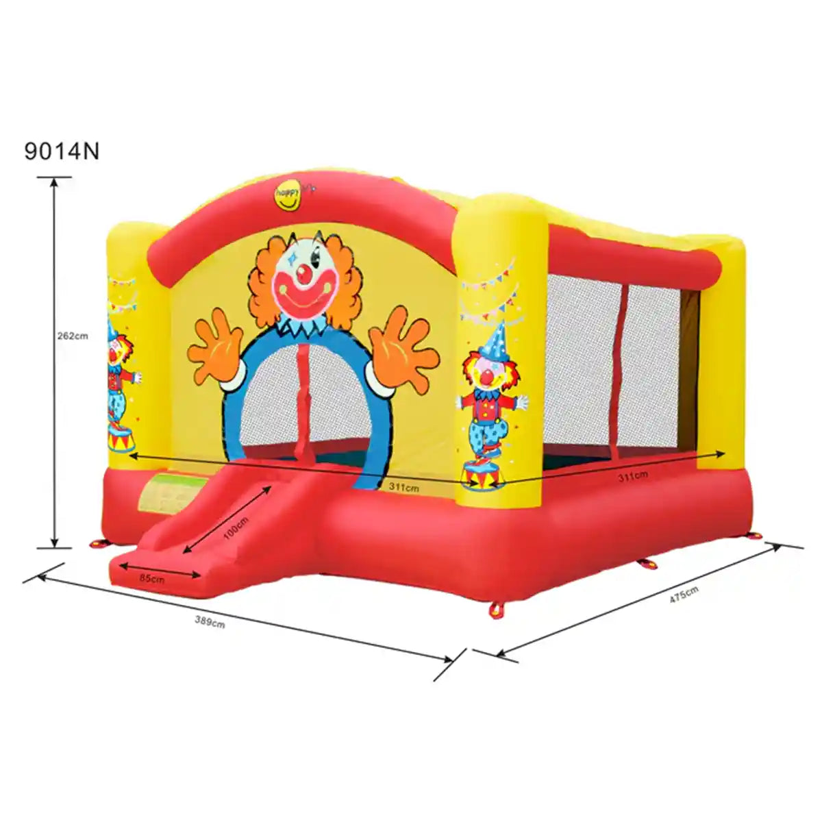 SUPER CLOWN SLIDE BOUNCER