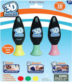 3D Magic 3D 1 Gel Refill-with Glow in the Dark Gel