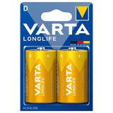 VARTA LONG LIFE  D 2PCS/PCKT