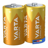 VARTA LONG LIFE  D 2PCS/PCKT