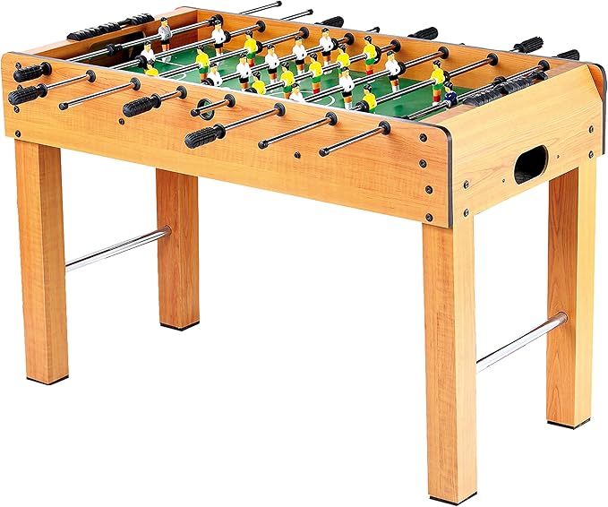 Wooden Deluxe Football Table Game (Color) 121x61x79