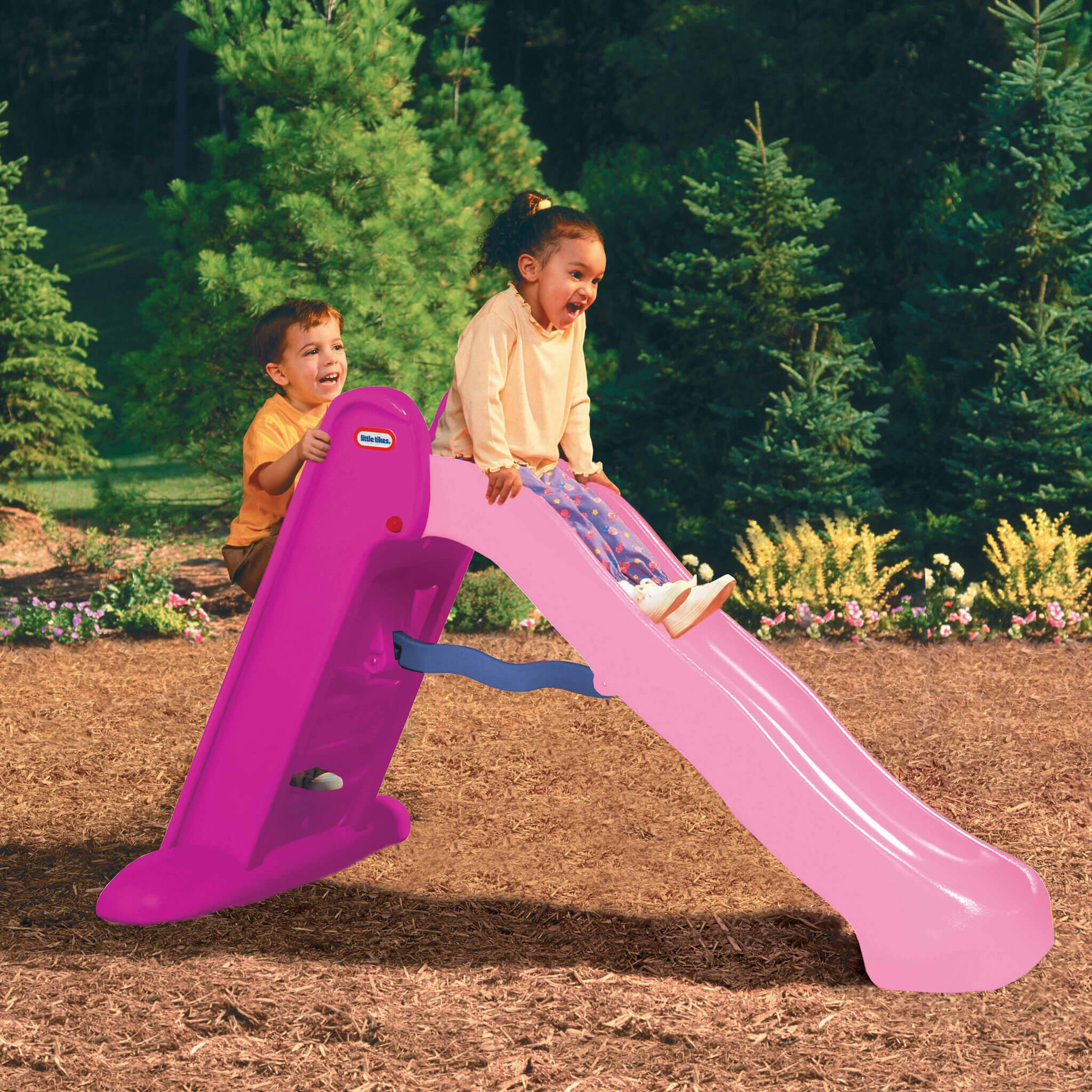 Little Tikes Easy Store Large Slide-PINK