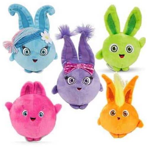 SUNNY BUNNIES MEDIUM FETURE PLUSH ASST