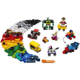 LEGO® Classic Bricks and Wheels 11014 Kids Building Kit (653 Pieces)