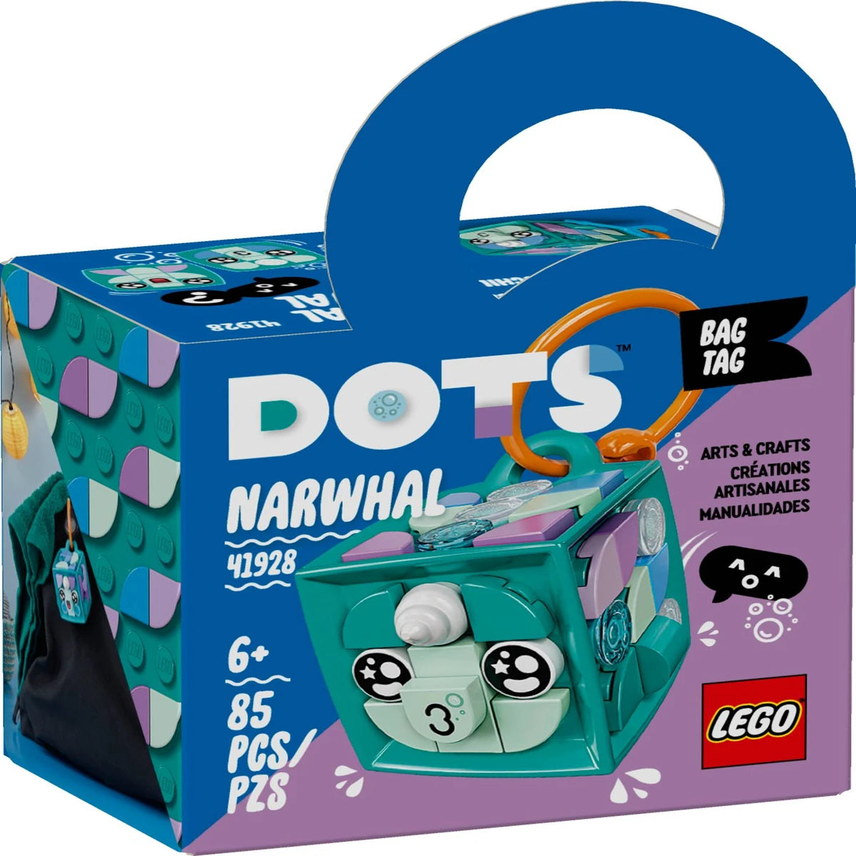 41928 Bag Tag Narwhal