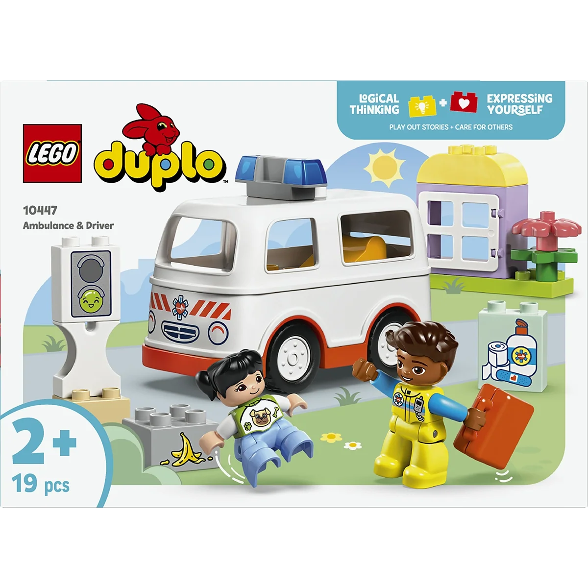 LEGO-DUPLO Town 10447 Ambulance & Driver 2Yrs+