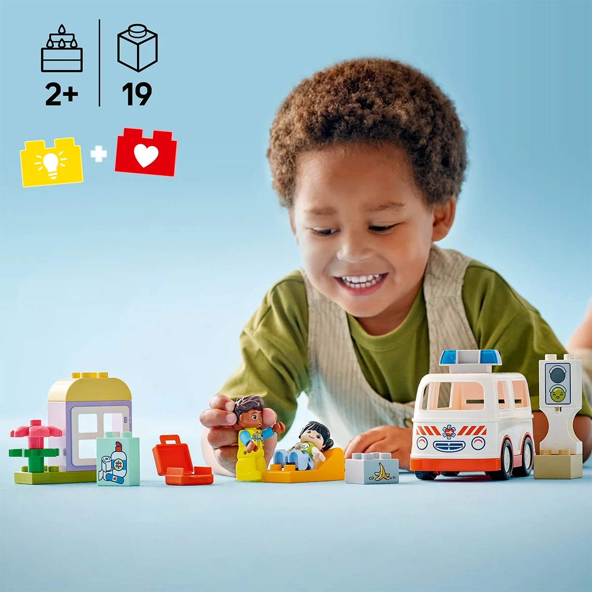 LEGO-DUPLO Town 10447 Ambulance & Driver 2Yrs+
