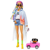 Barbie Fashionistas Extra Doll-Rainbow Braids