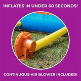 Max Sports Full Court Basketball N Slide Bouncer w/ Extra Heavy Duty Blower
