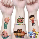 COCOMELON TATTOOS & STICKERS SET