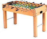 Wooden Deluxe Football Table Game (Brown) 121x61x79