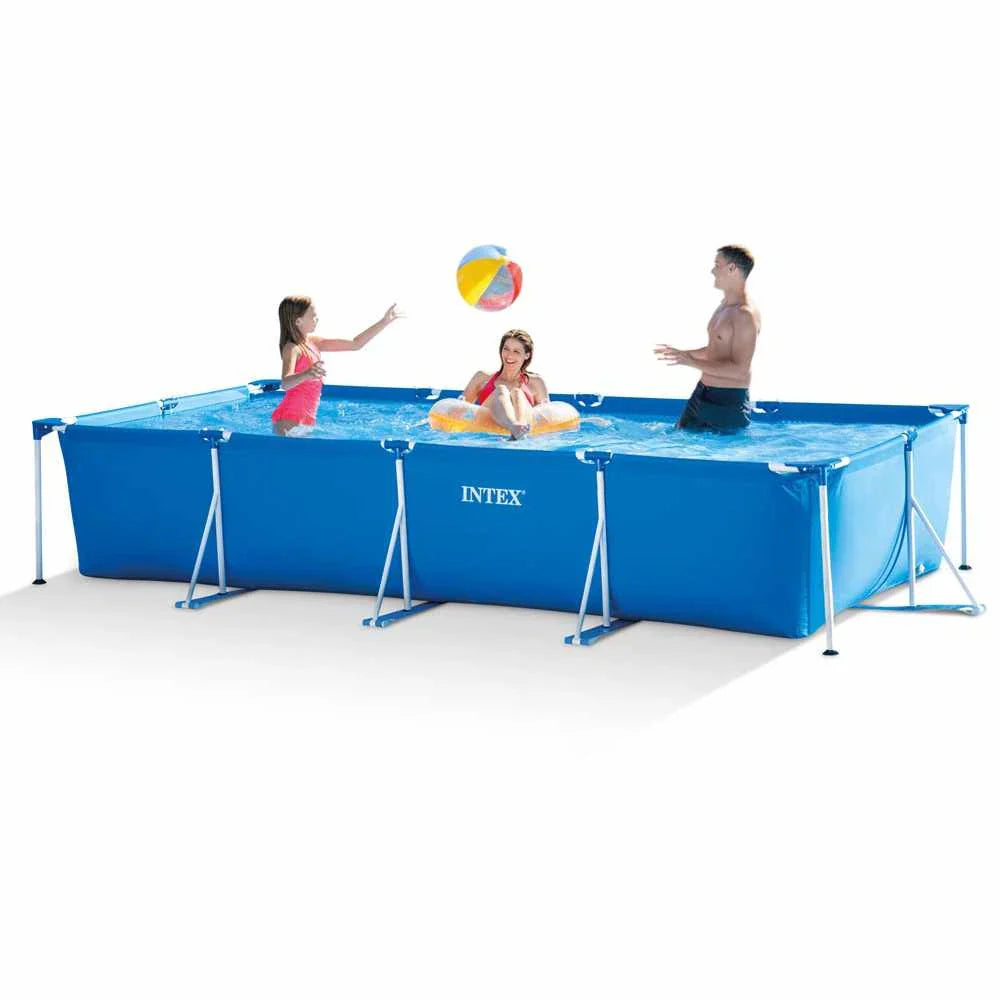 RECTANGULAR FRAME POOL W/PUMP(4.5X2.2X84)