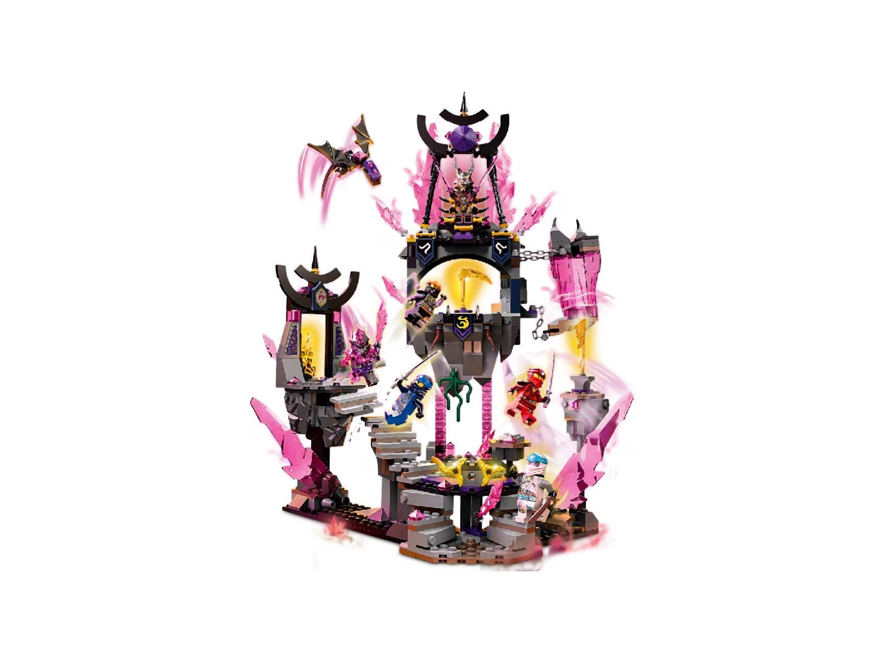 LEGO NINJAGO The Crystal King Temple 71771 Building Kit (703 Pieces)