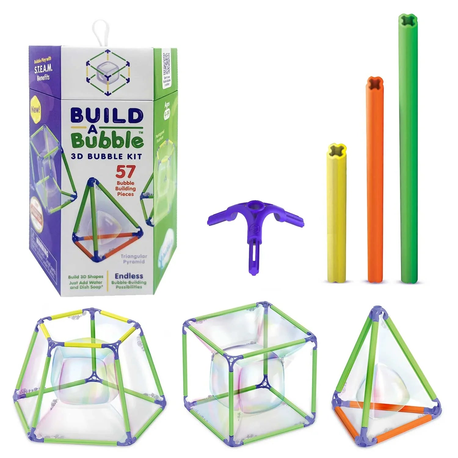 DECAGONAL PRESS BUBBLE  15cm