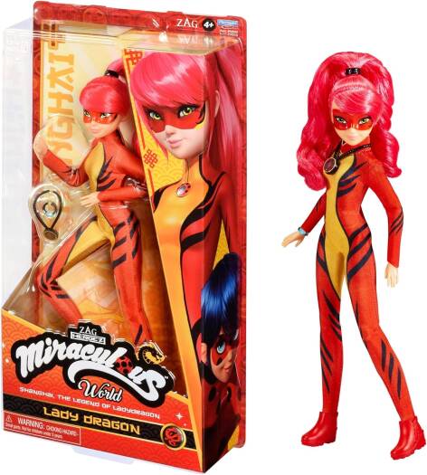 MIRACULOUS HEROEZ FASHION DOLL ASST - LADY DRAGON