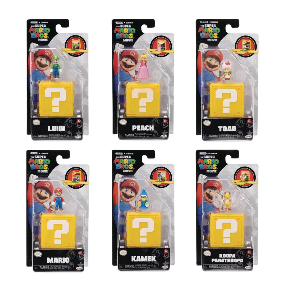 Nintendo Super MarioMovie1.25"MFigAsst.6