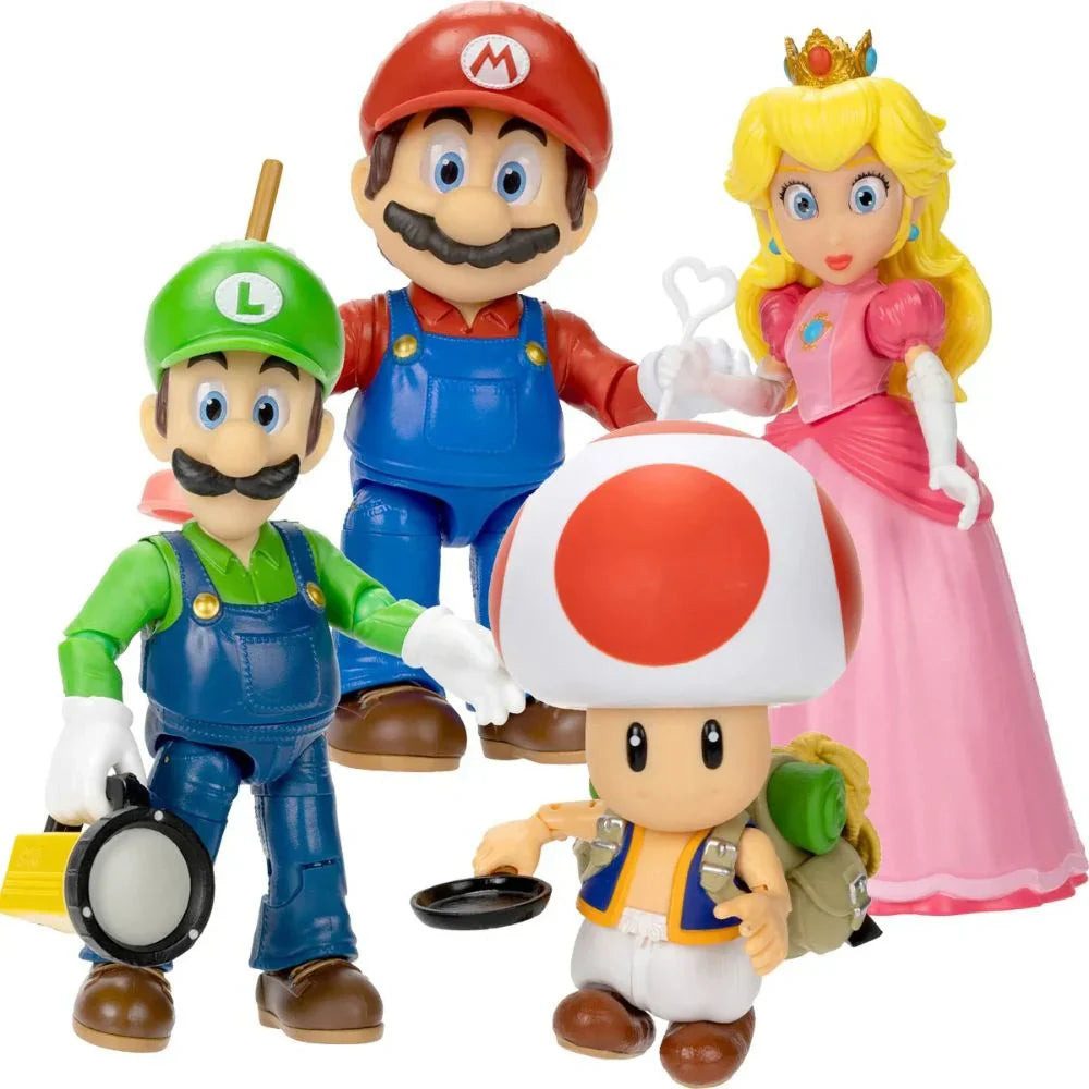 Nintendo Super Mario Movie 2.5" Figw/K Asst.4