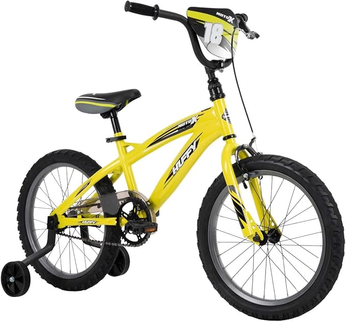 Huffy Moto X 18" B Bike Yellow