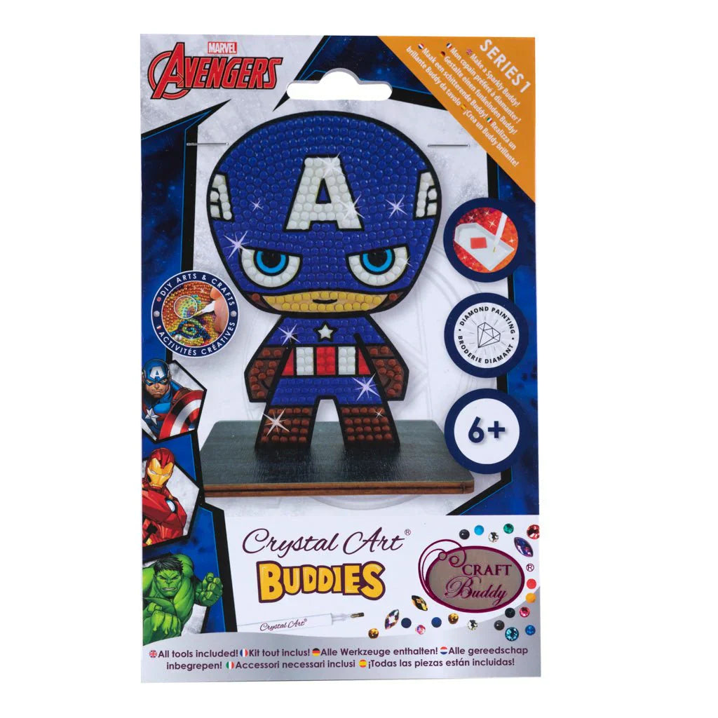 Crystal Art Buddies - Captain America