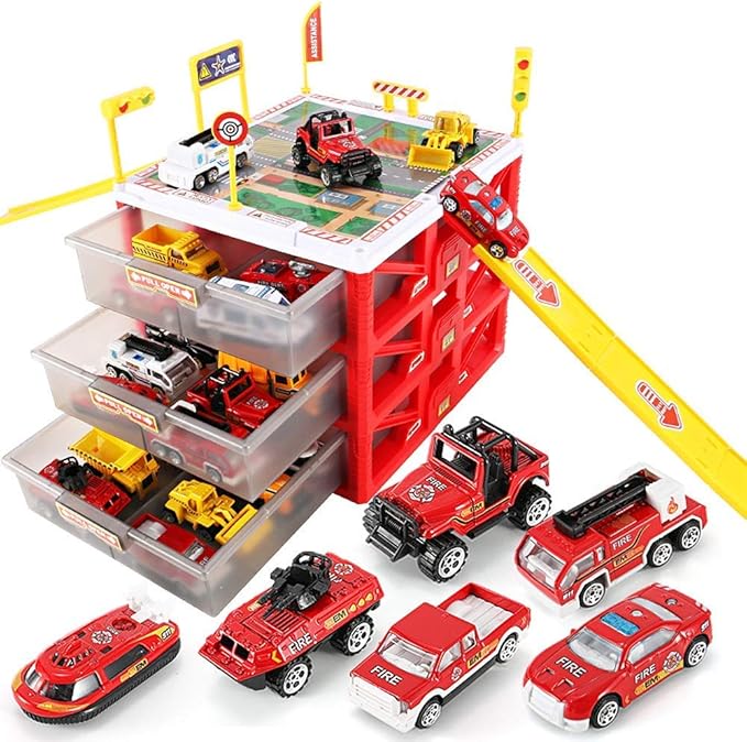 STORAGE BOX PARKING LOT ( RED ) 3YRS+
