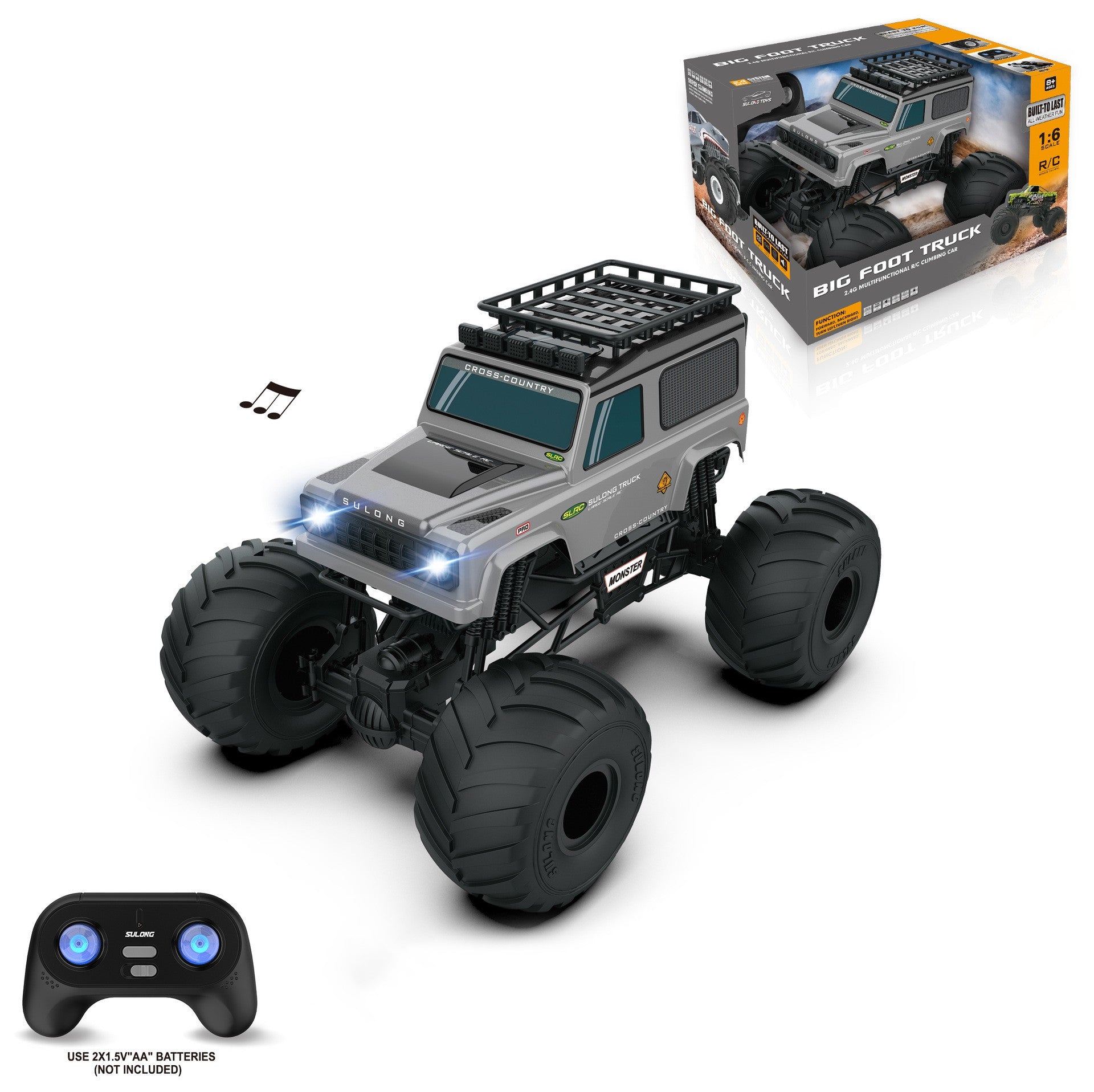 1:6 R/C OFF-ROAD VEHICLE 8YRS+