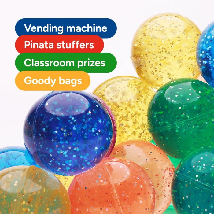 GLITTER BALLS 24 PC DISPLAY