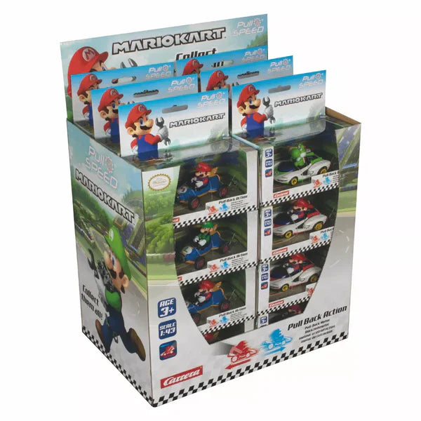 PULL N SPEED MARIO KART SPECIAL CARS ASST