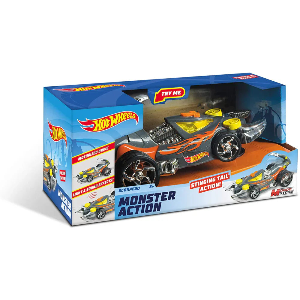 HOTWHEELS L&S MONSTER ACT.SCORPEDO B/O