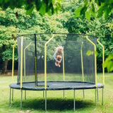 PLUM 12FT WAVE SPRINGSAFE TRAMPOLINE & ENCLOSURE PVC COLOR BOX 1 & 2